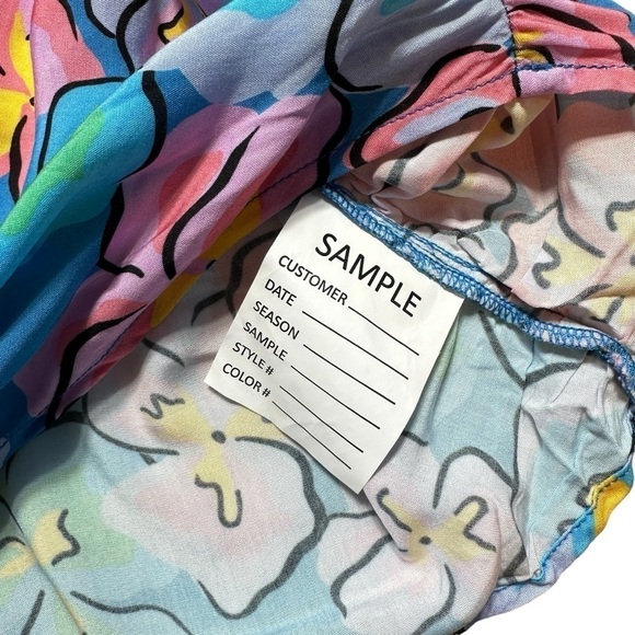 For Love & Lemons Tropical Floral Yasmin Mini Dress US S - Picture 10 of 12